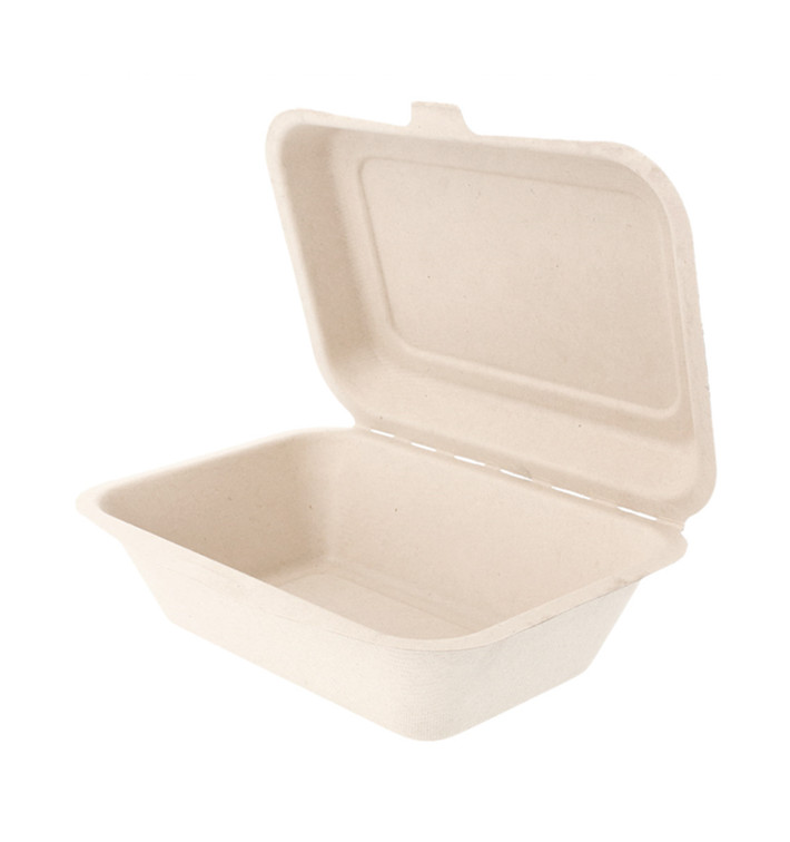 Menu Box z Cukrové Třtiny 136x182x64mm (1000 Ks) Menu Box z Cukrové Třtiny 136x182x64mm (1000 Ks)