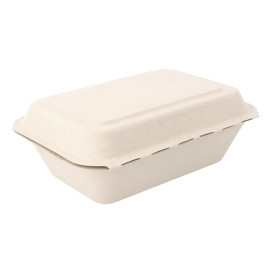 Menu Box z Cukrové Třtiny 136x182x64mm (1000 Ks)