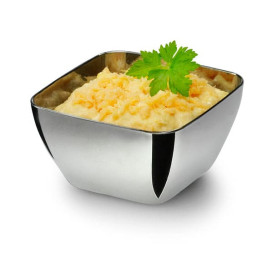 Plastové Misky pro Ochutnávky Stříbrný 5x5x3 cm 75ml (20 Kousky)