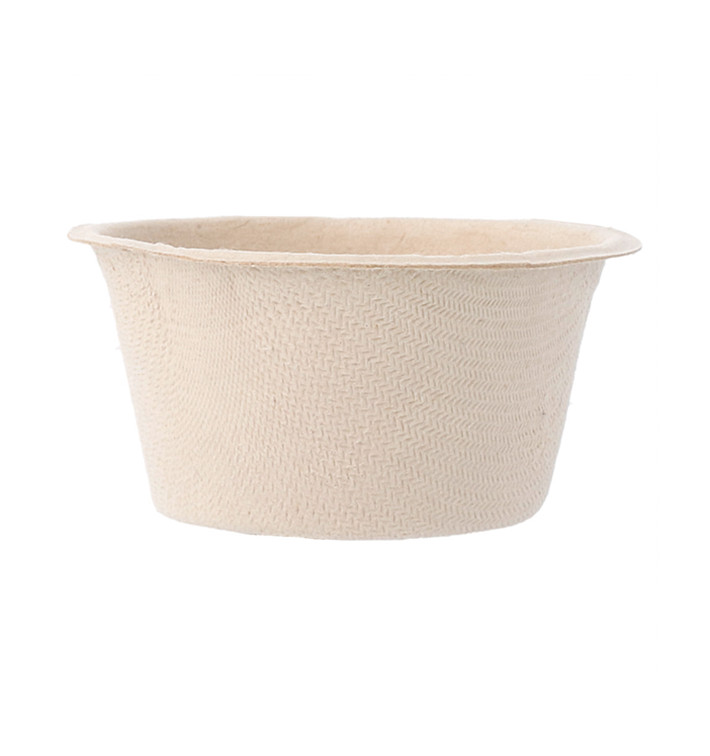 Miska z Cukrové Třtiny Přírodní 55ml (50 Ks) Miska z Cukrové Třtiny Přírodní 55ml (50 Ks)