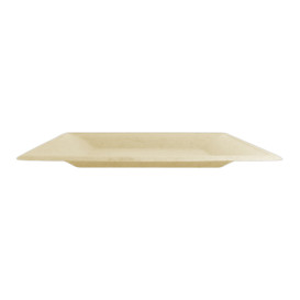 Talíř Čtvercový z Cukrové Třtiny Přírodní 200x200mm (50 Ks)