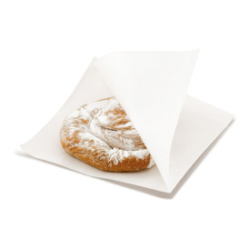 Sáčky Nepromastitelný Otevřený 2L 12x12,2 cm Bílý (6000 Ks)