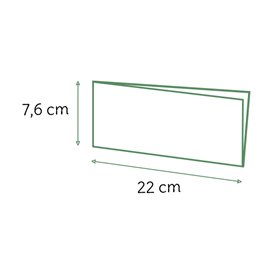 Sáčky Nepromastitelný Otevřený 22x7,6cm Bílý (5000 Ks)