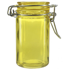 Vzduchotěsná Zavařovací Sklenice Žlutá 70ml Ø4,5x8cm (32 Ks)