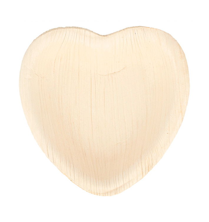 Talíř ve Tvaru Srdce z Palmových Listů 10x10x1,5cm (200 Ks) Talíř ve Tvaru Srdce z Palmových Listů 10x10x1,5cm (200 Ks)