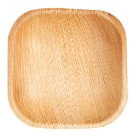 Mini Talíř Čtvercový z Palmových Listů 10x10x2,5cm (200 Ks)