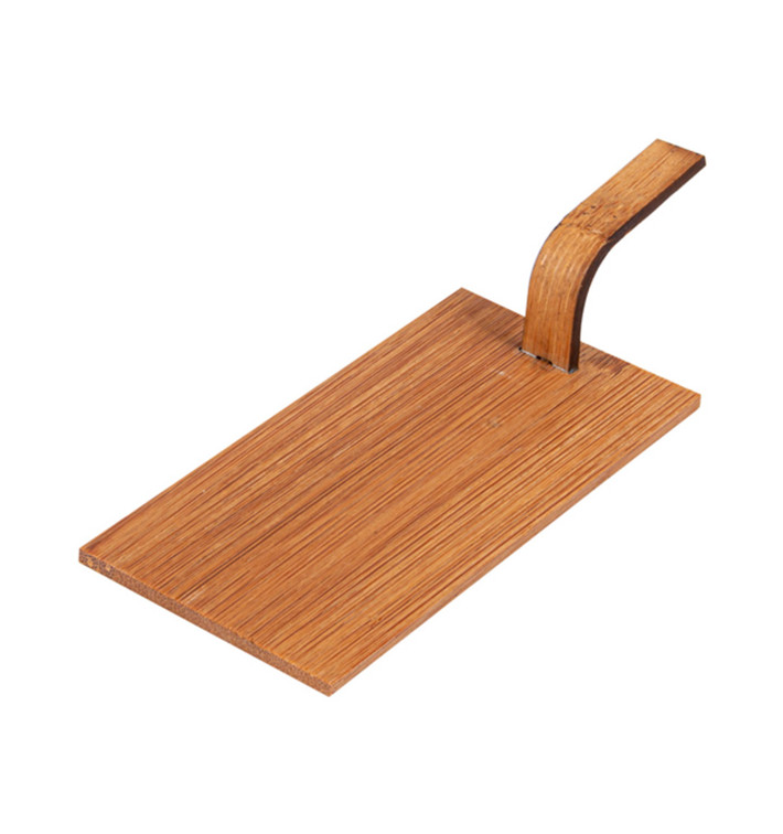 Mini Lopatka Bamboo Přírodní Víčko s 10x5 cm (400 Ks) Mini Lopatka Bamboo Přírodní Víčko s 10x5 cm (400 Ks)