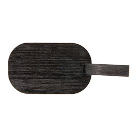 Mini Lopatka Bamboo Černá Víčko s 8x5 cm (400 Ks)