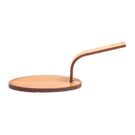 Mini Lopatka Bamboo Přírodní Víčko s Ø5 cm (100 Ks)
