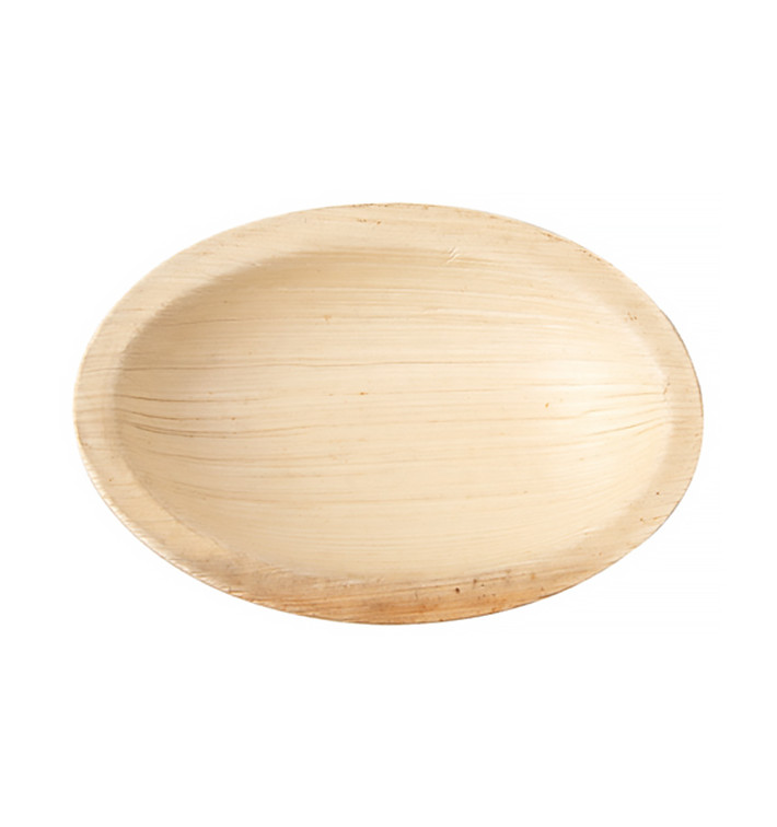 Mini Misky Ovál z Palmových Listů 9x6x1,5cm (25 Ks) Mini Misky Ovál z Palmových Listů 9x6x1,5cm (25 Ks)