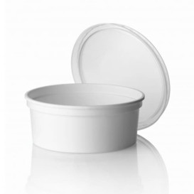 Plastová Miska Bílá 350ml Ø11,5cm (50 Kousky)