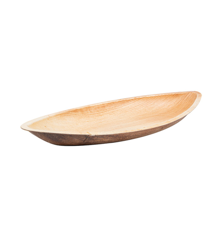 Dřevěné Lodičky z Palmových Listů 30x13x5,5cm (200 Ks) Dřevěné Lodičky z Palmových Listů 30x13x5,5cm (200 Ks)