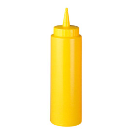 PLA stový Dávkovač na Omáčky Žlutá 240ml (72 Ks)