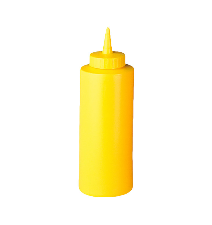 PLA stový Dávkovač na Omáčky Žlutá 360ml (6 Ks) PLA stový Dávkovač na Omáčky Žlutá 360ml (6 Ks)