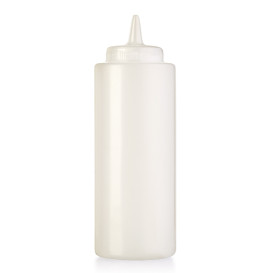 PLA stový Dávkovač na Omáčky Průsvitný 360ml (72 Ks)