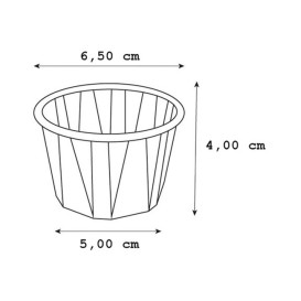 Miska Papírové Skládané Kraft 120ml (250 Ks)