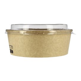Kartonová Miska Kraft-Kraft + Víčko PET 38Oz/1120ml (25 Ks)
