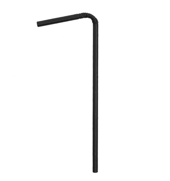 Flexibilní Brčka Papírové Odrůda Ø6mm 23cm (250 Ks) Flexibilní Brčka Papírové Odrůda Ø6mm 23cm (250 Ks)