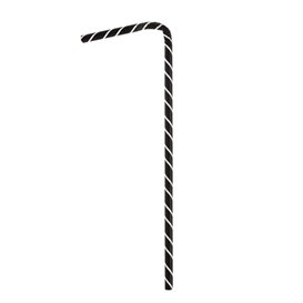 Flexibilní Brčka Papírové Odrůda Ø6mm 23cm (3.000 Ks)