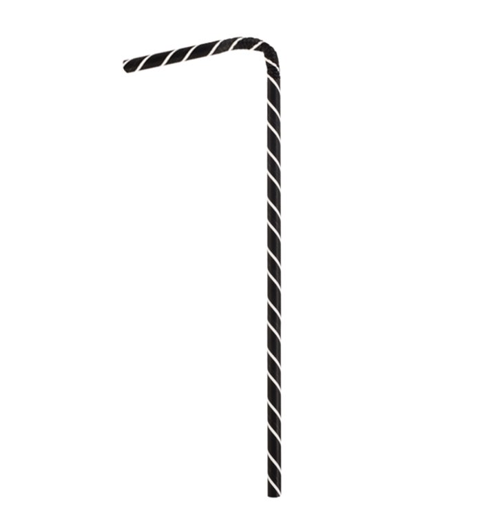 Flexibilní Brčka Papírové Odrůda Ø6mm 23cm (3.000 Ks) Flexibilní Brčka Papírové Odrůda Ø6mm 23cm (3.000 Ks)