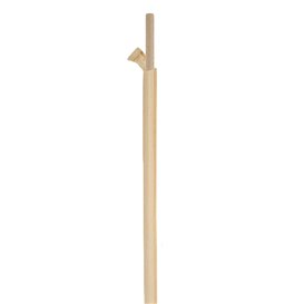 Papírová Rovná Brčka Přírodní Balené Kraft Ø8mm 20cm (3.000 Ks)