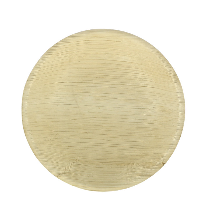 Misky Kulatý z Palmových Listů Ø18x3,5cm (25 Ks) Misky Kulatý z Palmových Listů Ø18x3,5cm (25 Ks)