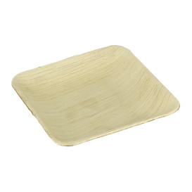 Mini Talíř Čtvercový z Palmových Listů 10x10x2,5cm (200 Ks)