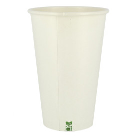 Papírový Kelímek Bez Plastů 16 Oz/480ml Bílý Ø9cm (50 Ks)