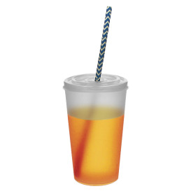 Opakovaně Použitelný PLA stový Kelímek PP Průsvitný 330ml (560 Ks)