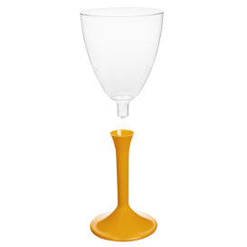 Plastové Sklenice na Víno s Mango Nožkou 180ml 2P (20 Ks)
