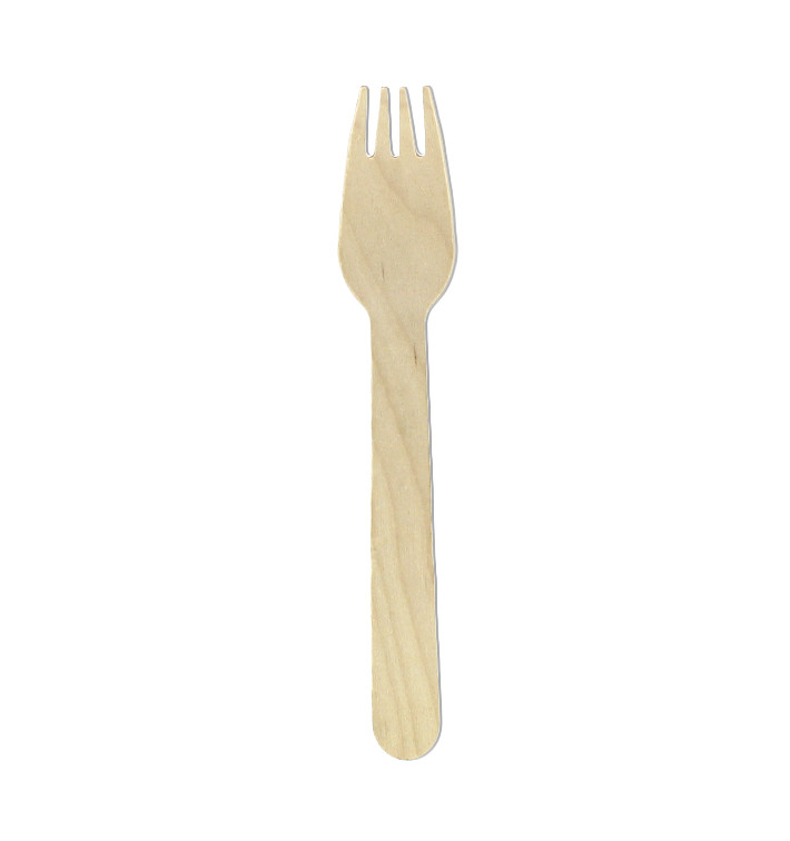 Vidlička Dřevěný Přírodní 16cm (100 Ks) Vidlička Dřevěný Přírodní 16cm (100 Ks)