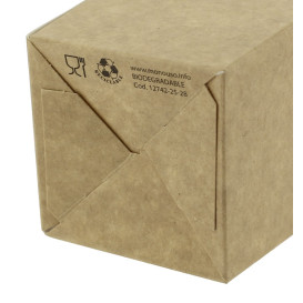 Krabička na Popcorn Málo Kraft 45g 6,5x8,5x15cm (700 Ks)