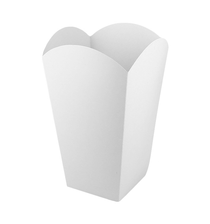 Krabička na Popcorn Velkým Bílá 150 gr 8,7x13x20,3cm (250 Ks) Krabička na Popcorn Velkým Bílá 150 gr 8,7x13x20,3cm (250 Ks)