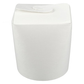 Obaly na Potraviny pro Fast Food 100% ECO Bílý 16Oz/480ml (500 Ks)