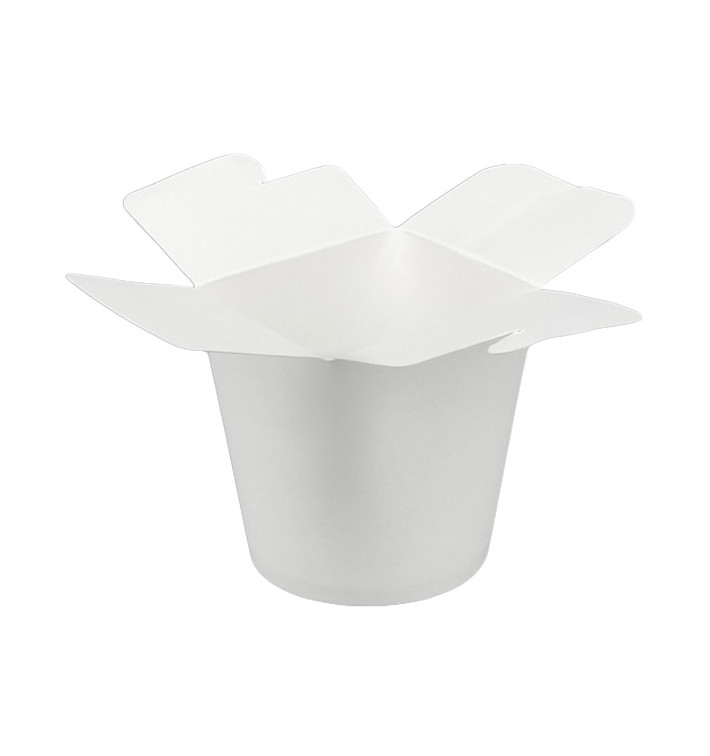 Obaly na Potraviny pro Fast Food 100% ECO Bílý 16Oz/480ml (500 Ks) Obaly na Potraviny pro Fast Food 100% ECO Bílý 16Oz/480ml (500 Ks)