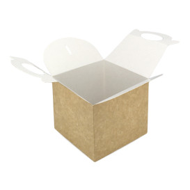 Menu Box Kraft 131x131x115mm (25 Ks)