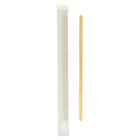 Míchátko na Kávu Dřevěný Balené 140mm (5000 Ks)