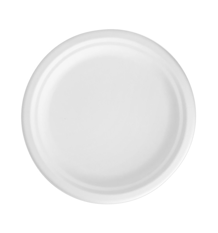 Talíř z Cukrové Třtiny Bílý Ø17 cm (800 Ks) Talíř z Cukrové Třtiny Bílý Ø17 cm (800 Ks)