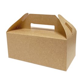 Kraftový kartonový box na piknik 228x122x97mm (25 ks)