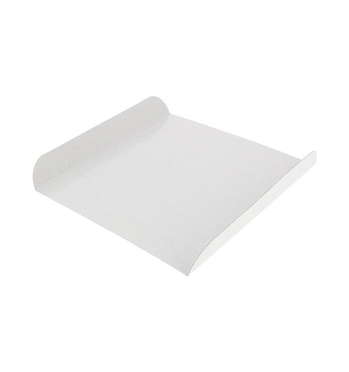 Papírové Podnos Bílý na Vafle 15x13cm (100 Ks) Papírové Podnos Bílý na Vafle 15x13cm (100 Ks)