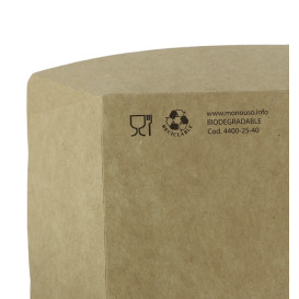 Dřevěné Lodičky 350ml Kraft 10,6x7,3x4,5cm (1000 Ks)