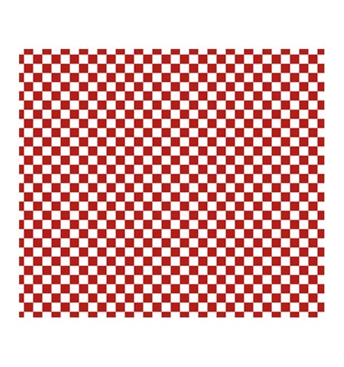 Sáčky Nepromastitelný “Vichy” Červené 31x35cm (1000 Ks) Sáčky Nepromastitelný “Vichy” Červené 31x35cm (1000 Ks)