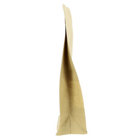 Tašky StandUp Kraft Cierre Facils Okénkem 12+6x20cm (50 Ks)
