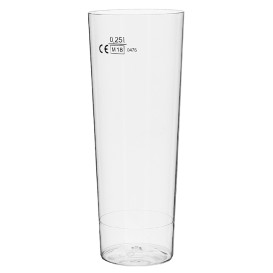 Plastová Odměrka Měsíc Průhledný PS 300ml (490 Ks)
