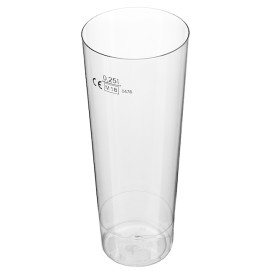 Plastová Odměrka Měsíc Průhledný PS 300ml (490 Ks)