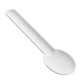 Bílá Cukrové z Třtiny lžíce 16cm (1.000 ks.)