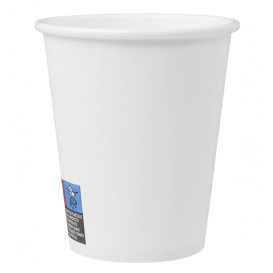 Papírový Kelímek Bez Plastů 9 Oz/250ml "Colors" Bílá Ø8cm (20 Ks)