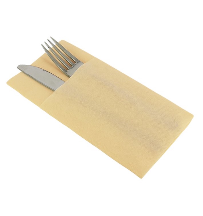 Klokan Kapsa na Příbory Airlaid Krémový 40x40cm (480 Ks) Klokan Kapsa na Příbory Airlaid Krémový 40x40cm (480 Ks)