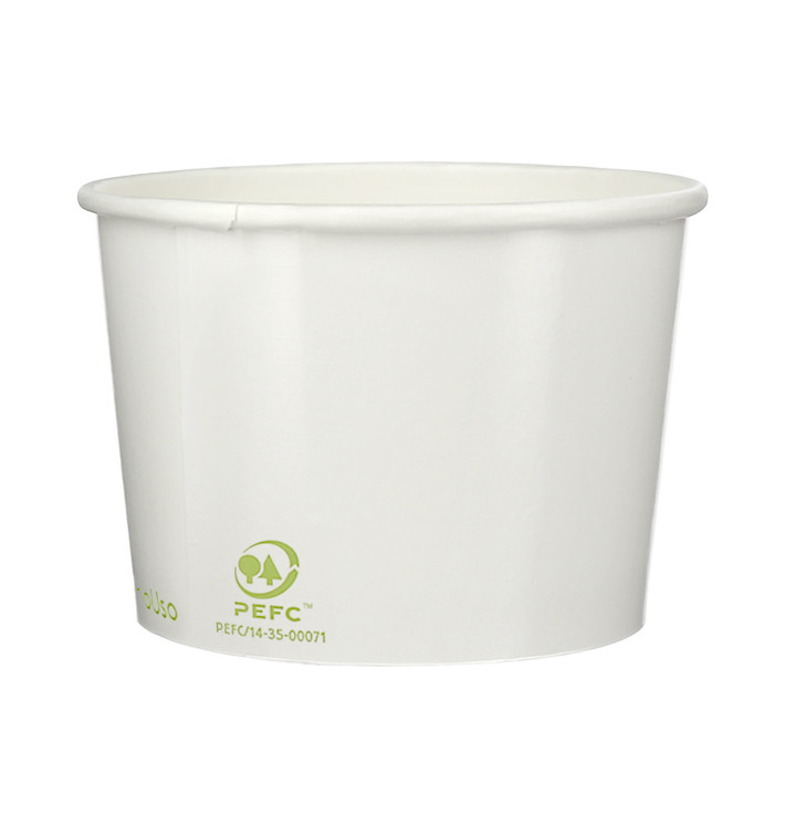 Kartonová Miska na Zmrzlinu Ekologický 260ml (55 Ks) Kartonová Miska na Zmrzlinu Ekologický 260ml (55 Ks)