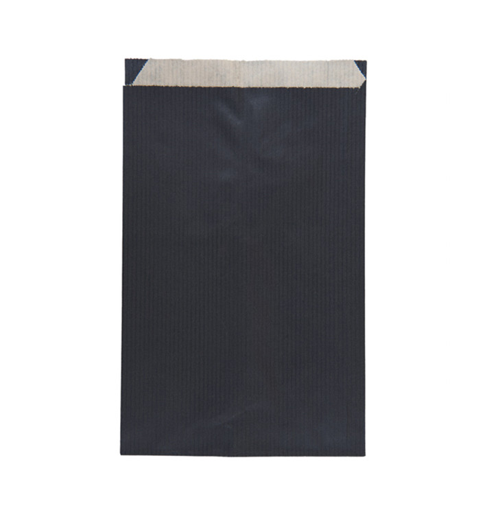 Papírová Kraft Obálka Černá 19+8x35cm (750 Ks) Papírová Kraft Obálka Černá 19+8x35cm (750 Ks)